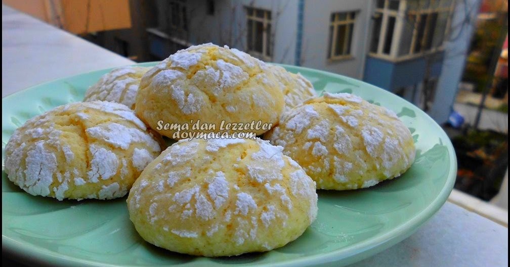 Semadan Lezzetler Limonlu çatlak kurabiye