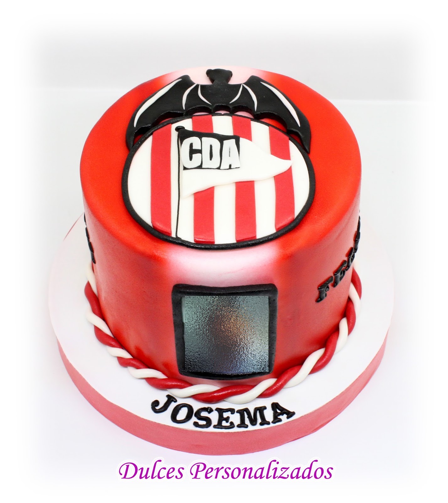 Dulces Personalizados TARTA CLUB DEPORTIVO ACERO