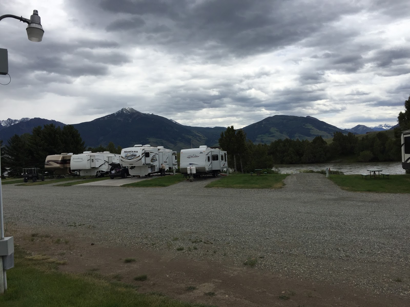 BLUE SKY AHEAD Yellowstone's Edge RV Park, Livingston, MT