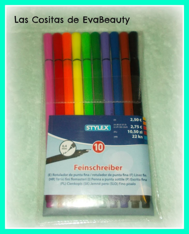 Rotuladores finos Stylex 0.4 mm de Tedi papeleria