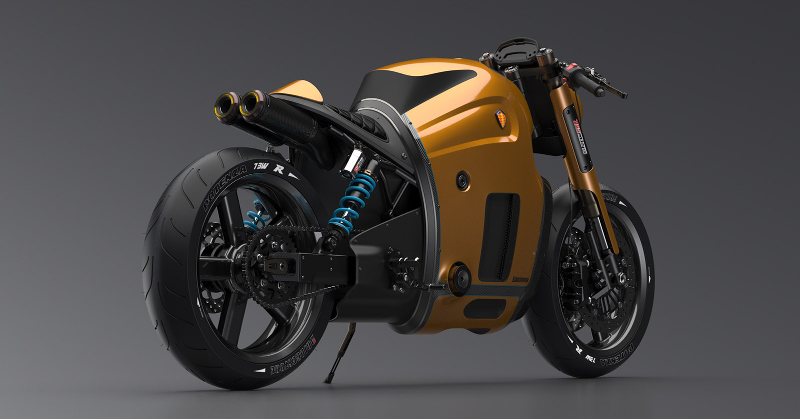Inilah Desain Sepeda Motor Rancangan Produsen Mobil Koenigsegg