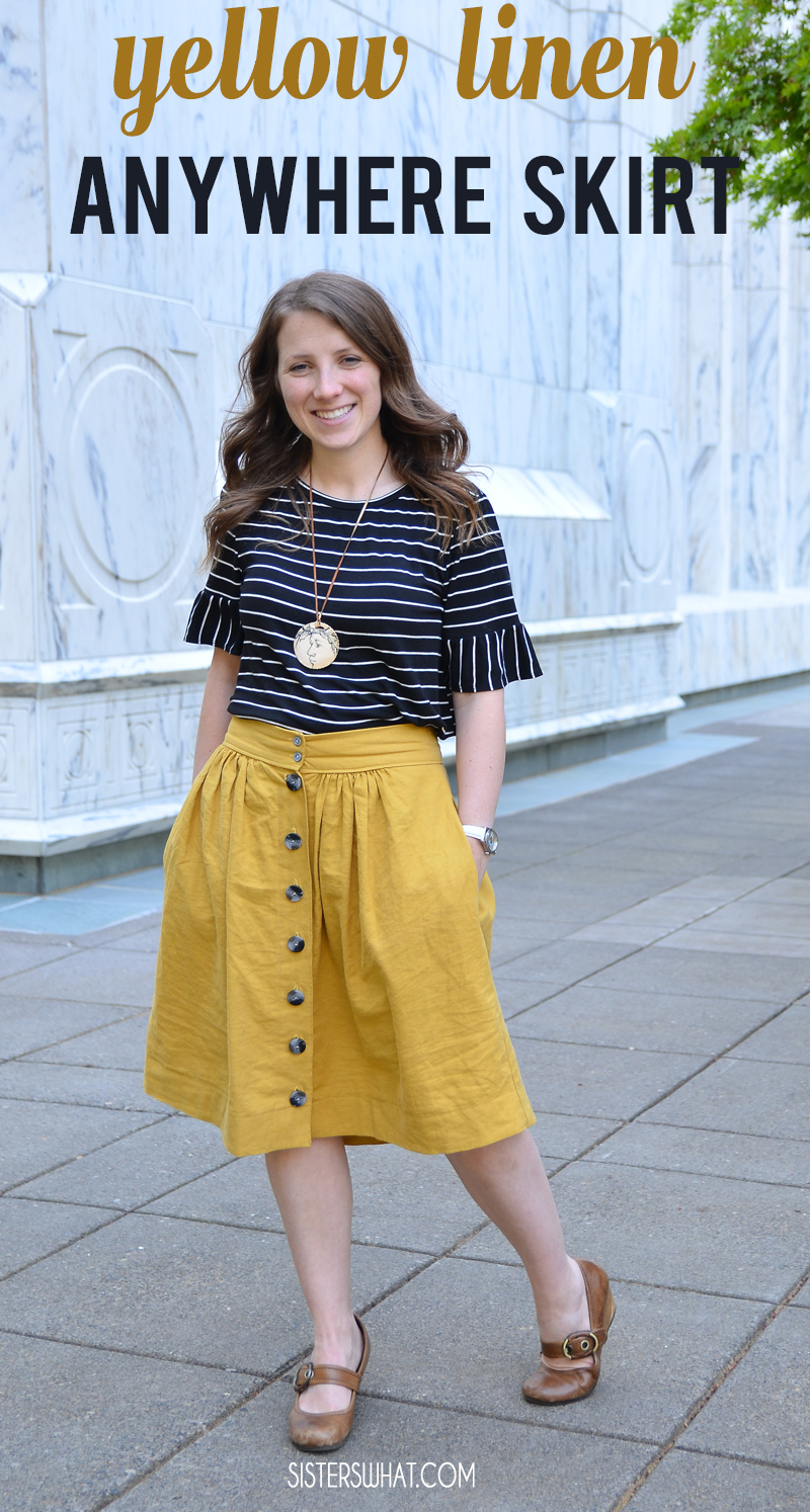 Julipa Linen Skirt | Ambrose Wilson