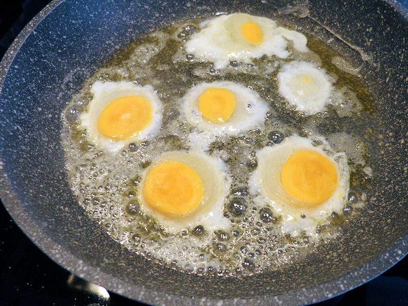 Kochzeit: Gefrorene Eier