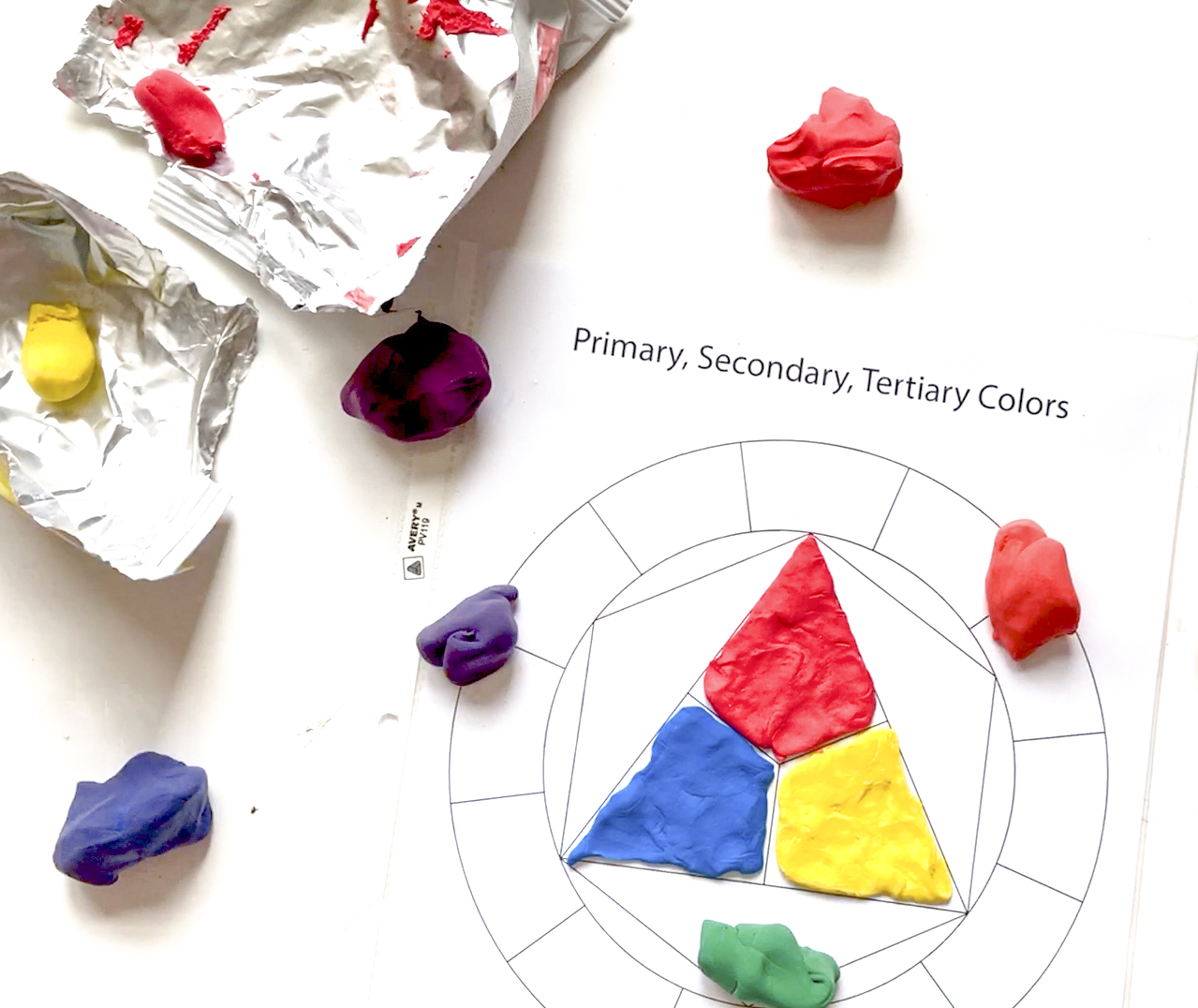 To the Lesson!: Color Mixing with Model Magic