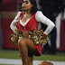 San Francisco 49ers cheerleader kneels AGAIN during the national anthem ahead of Monday night's Veterans Day football game (4 Pics)