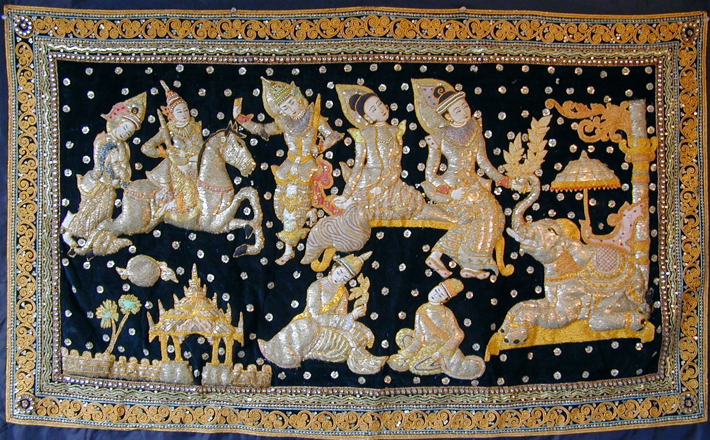 Masters of Craft Crafts of Burma kalaga wall hangings