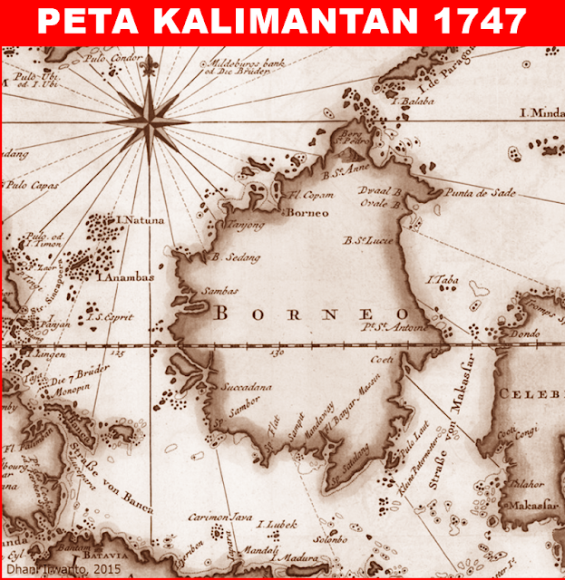 image: Peta Kalimantan tahun 1747