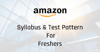Amazon Syllabus 2021 & Test Pattern