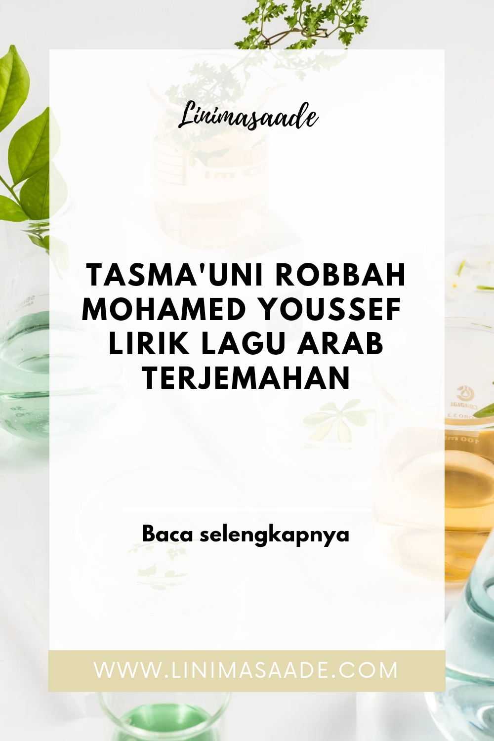 Tasma'uni Robbah Mohamed Youssef Lirik Lagu Arab terjemahan