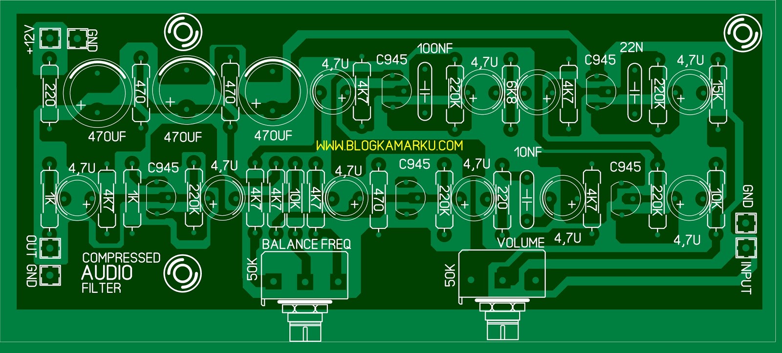 Terpopuler Rangkaian Crossover Aktif 3 Way, Skema Rangkaian