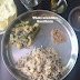 Tholi ulundhu Saadham and ellu <br> Thuvaiyal / Black gram rice and Sesame Chutney