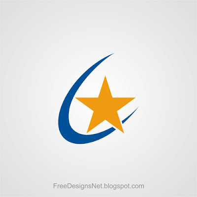 Super Star Logo Design Editable File Free Download
