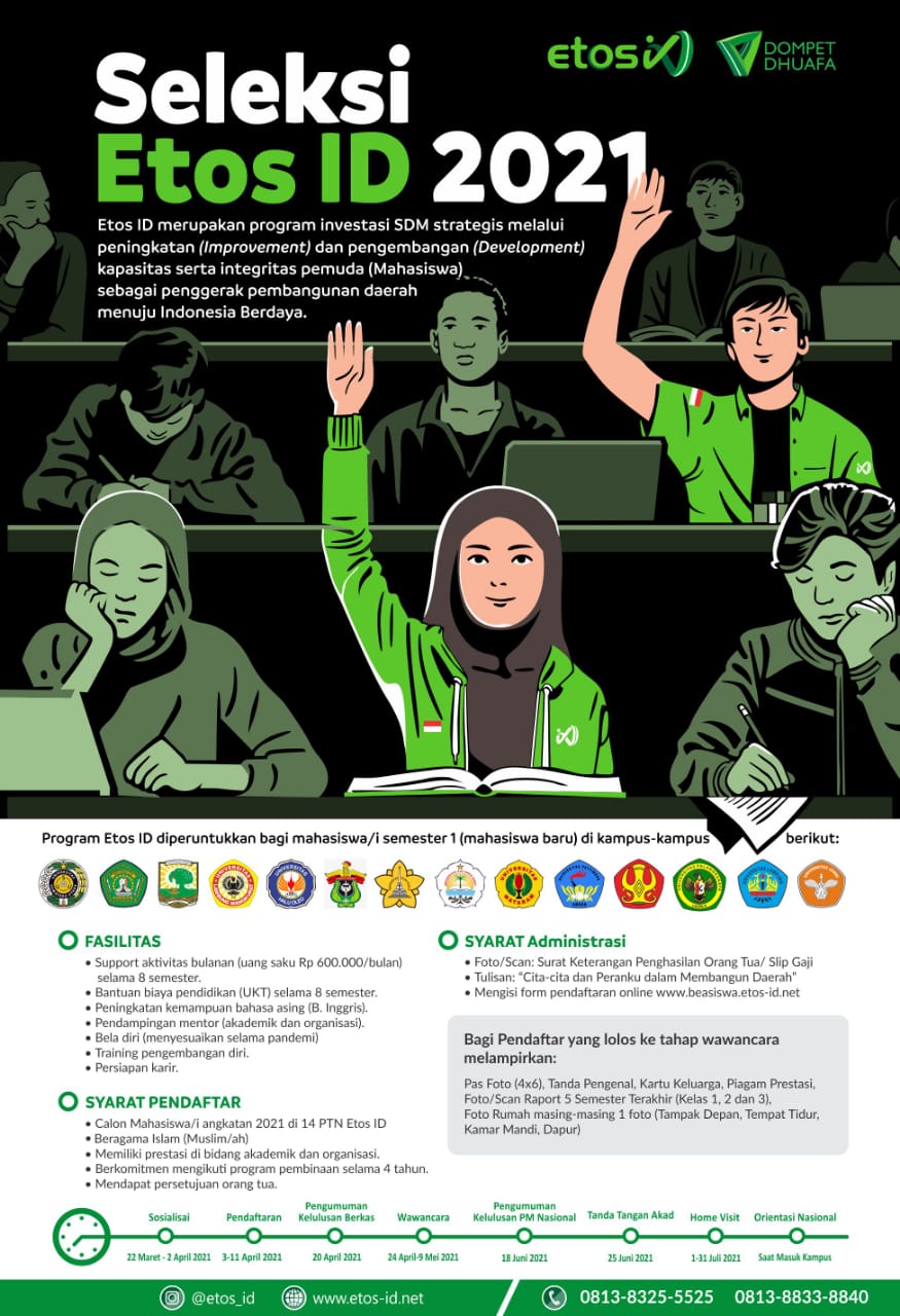 Seleksi Beasiswa Etos Id 2021 Telah Dibuka Segera Mendaftar Campusnesia Co Id Seleksi Beasiswa Etos Id 2021 Telah Dibuka Segera Mendaftar Campusnesia Co Id