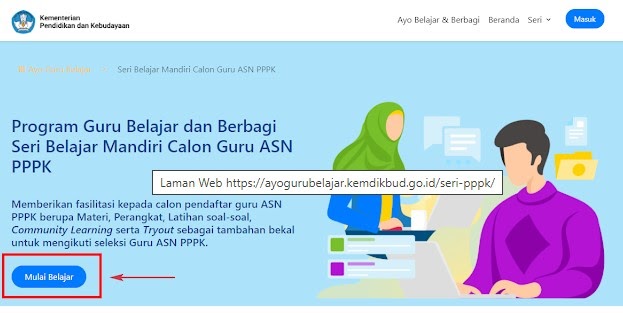 Cara Daftar Guru Belajar Seri Asn Pppk P3k