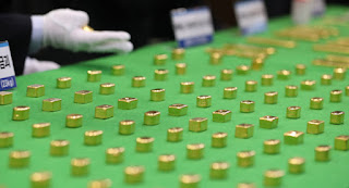 Korea: 51 Individuals Caught Smuggling 2,348 kg of Gold in Thier Private Parts