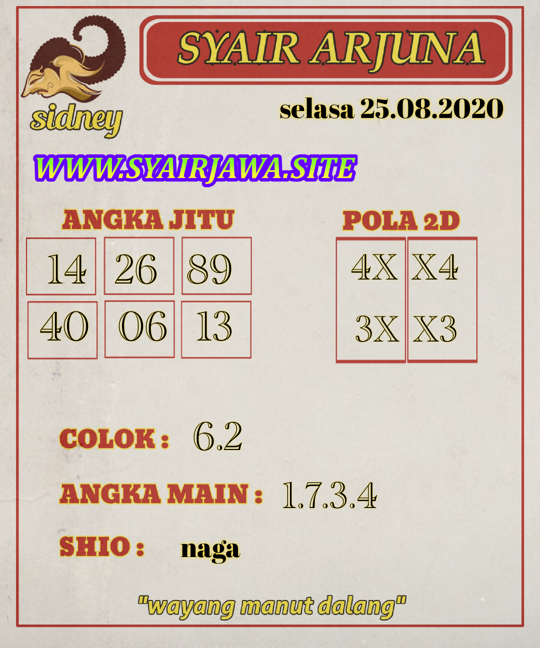 Syair Sidney Hari Ini Selasa 25082020 Prediksi HK Syair Sidney Hari Ini Selasa 25082020 Prediksi HK