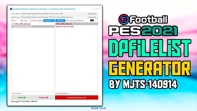 Pes2021 Dpfilelist Generator By Mjts 140914