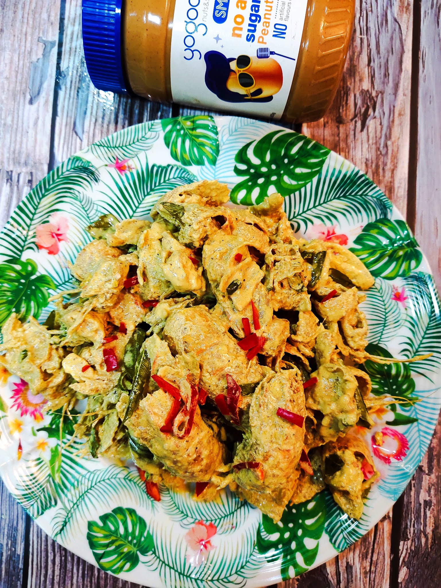 sarguna's fantabulous kitchen Peanut Butter Mantis Shrimp