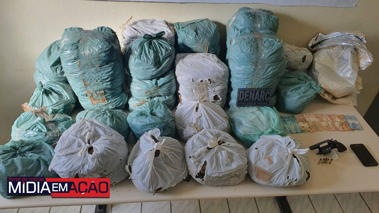 Polícia apreende 46 kg de maconha em Ibimirim