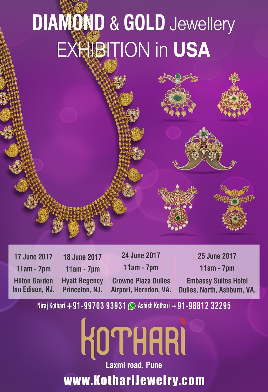 Diamond Choker from Kothari Jewelry Jewellery Designs