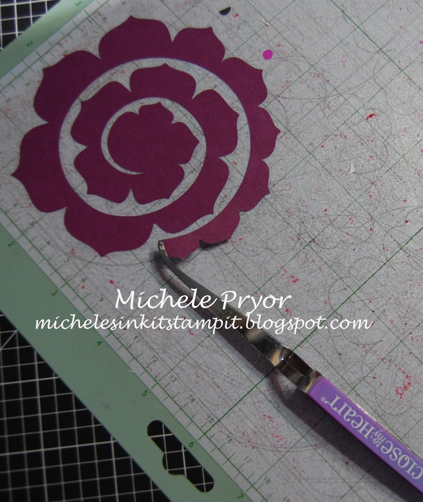 Ink It Stamp It How To For The 3d Flowers On Art Philosophy