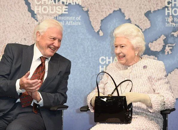 Queen Elizabeth II presented the Chatham House Prize 2019 to Sir David Attenborough and Julian Hector