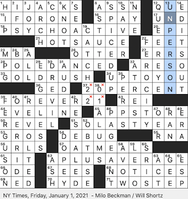 Crossword Unclued: February 2016