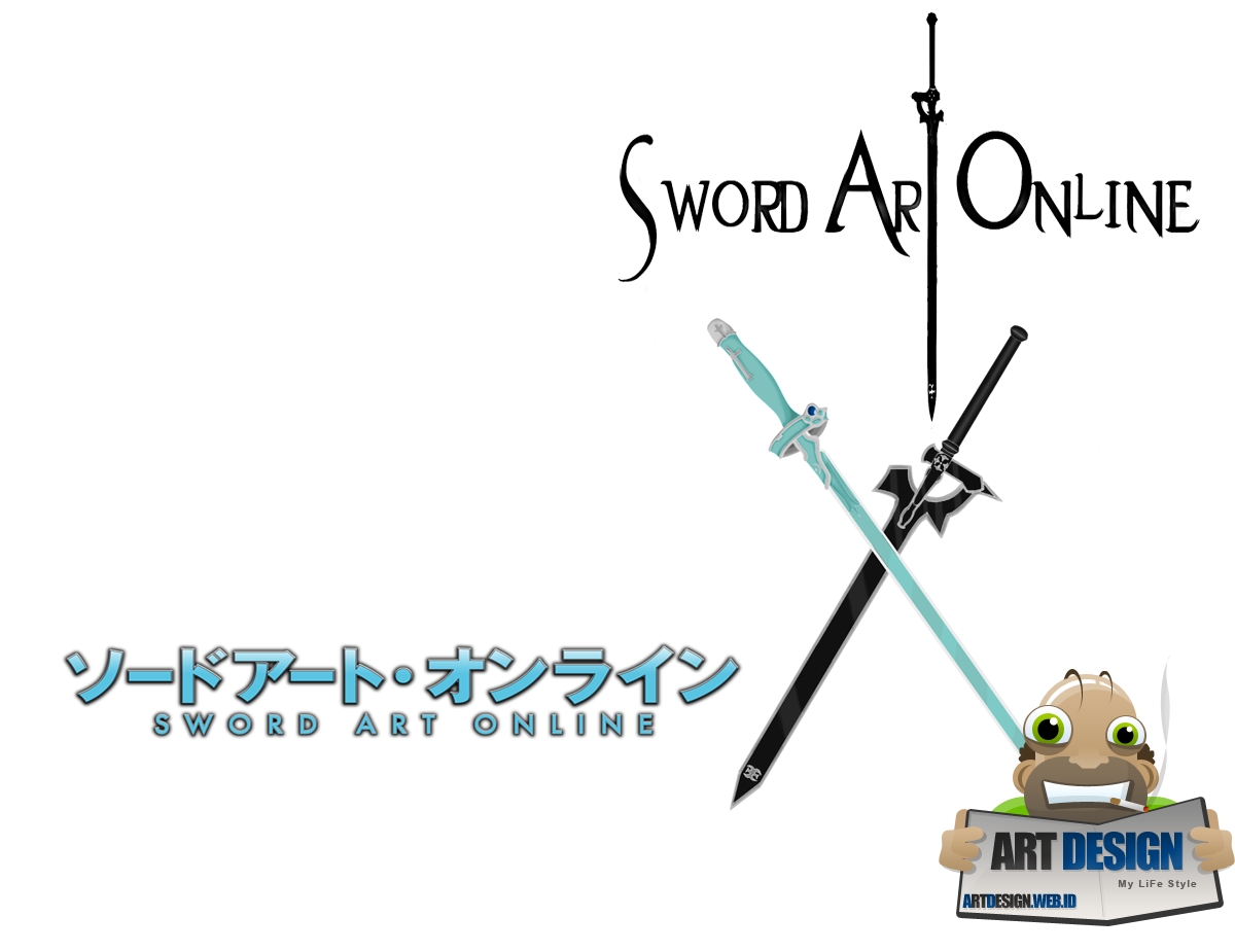 Kaos Anime Swort Art Online | Kode Swort Art Online 05 - Art Design