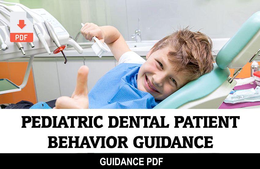 Pdf Guideline On Behavior Guidance For The Pediatric Dental Patient