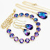 Blue and purple sapphire jewellery designs
