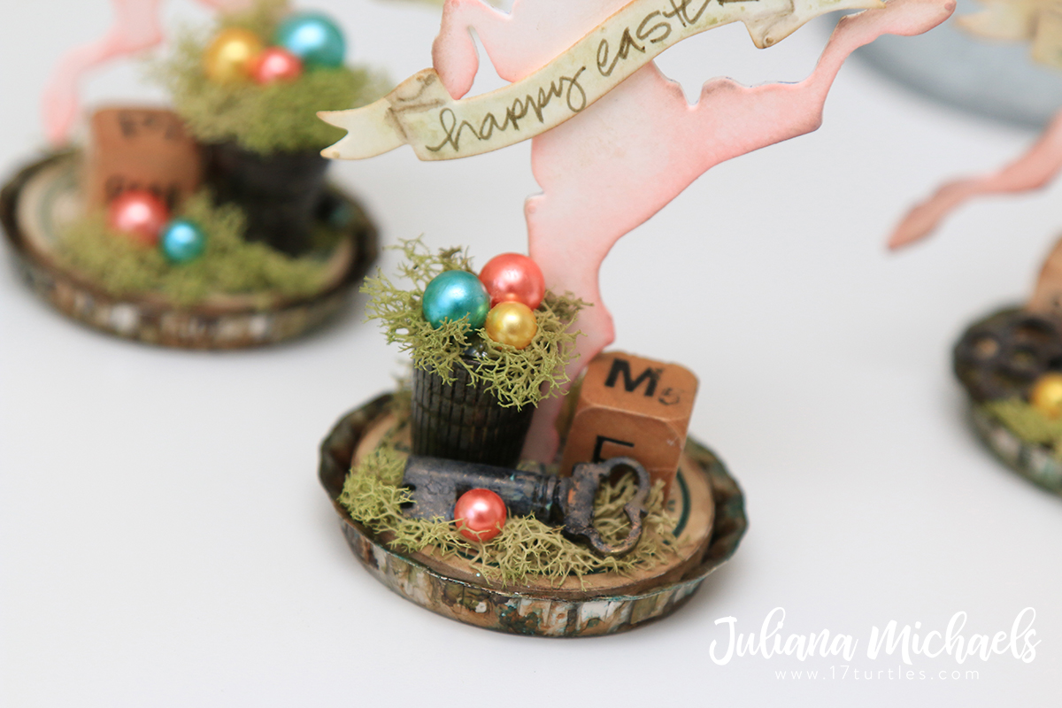 Happy Easter Placeholders Tim Holtz Bunny Hop Thinlits Die