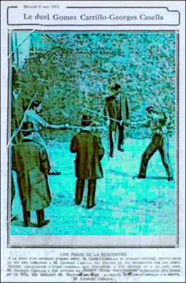 Duel Georges Casella contre Gomez Carrillo en mars 1911