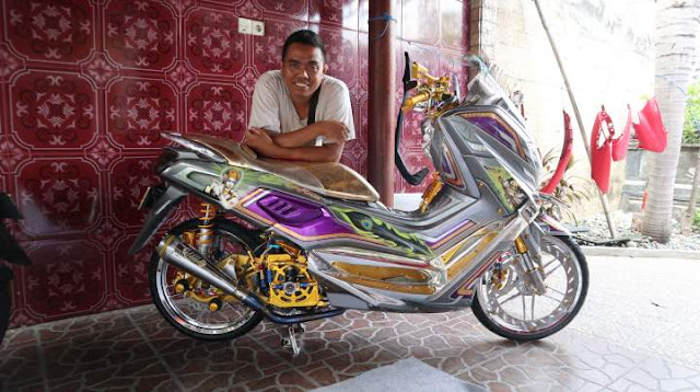 Mahakarya Bengkel Edy Customized Nmax Modifikasi Juara 1 Maxi Fashion