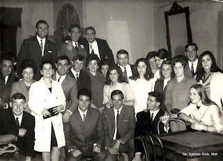 Invitados de boda en Candelario Salamanca en 1968