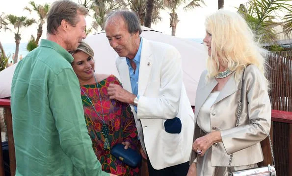 Grand Duke Henri and Grand Duchess Maria-Teresa, Hereditary Grand Duke Guillaume and Hereditary Grand Duchess Stephanie, Prince Felix and Princess Claire of Luxembourg