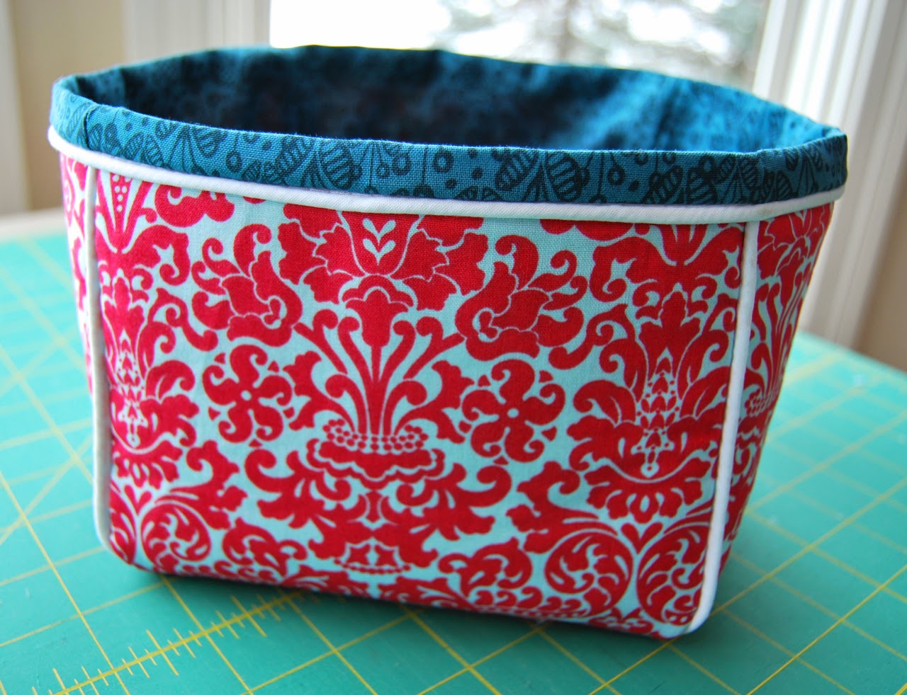 Roonie Ranching: Boxy Fabric Basket -- Sewing Tutorial
