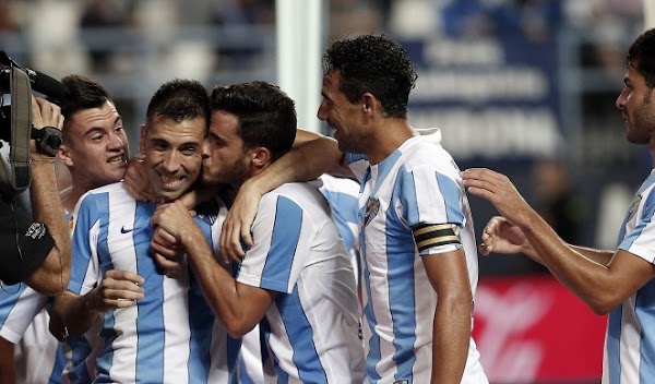 El Málaga emite hoy la victoria ante la Real Sociedad de la temporada 2015/2016