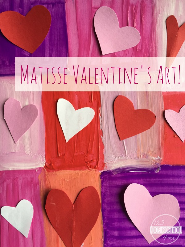 Matisse Valentines Art Projects