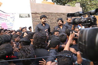 Tamil Actor Simbu (Silambarasan) Press Meet on Jallikattu Issue  0004