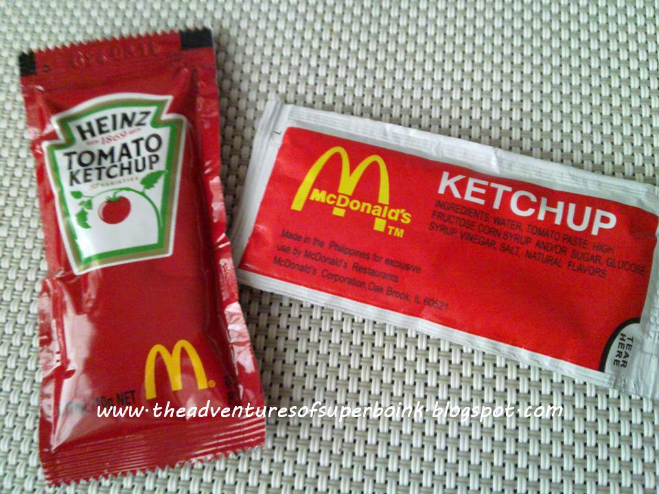 McDonald's Ketchup Now and Then