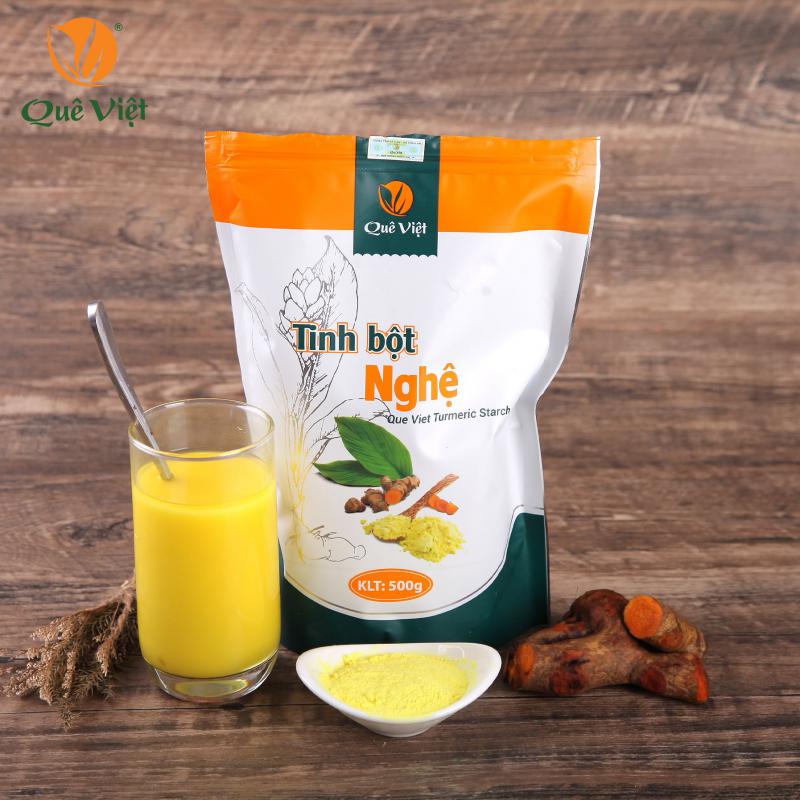 Tinh Bột Nghệ Quê Việt 500gr Tinh Bột Nghệ Quê Việt 500gr