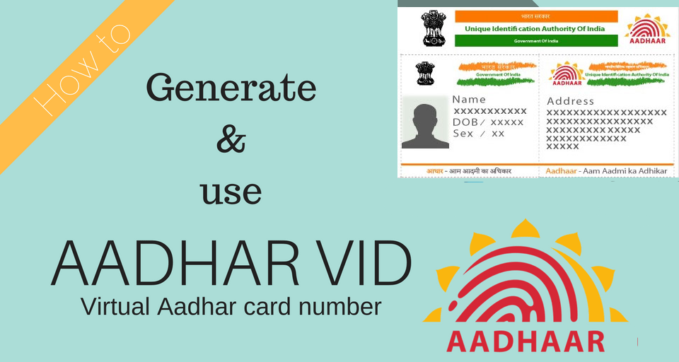 How To Generate and Use Aadhaar Virtual ID Step By Step Guide BloggerRama