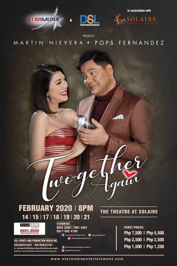 Two-Gether Again Concert - Martin Nievera and Pops Fernandez