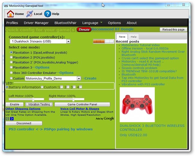 ps3 controller editor ps3 controller editor