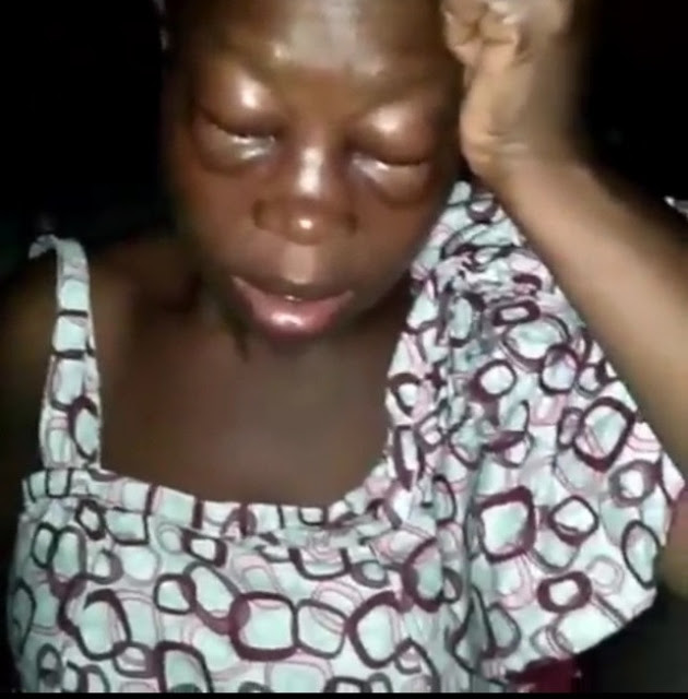 Husband Beats his wife for starting up a business (Video)