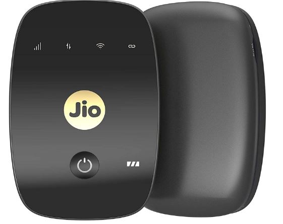 JioFi 4G Hotspot M2S 150 Mbps Jio 4G Portable Wi-Fi Data Device (Black)