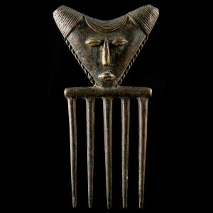 Bronze Yoruba Comb –