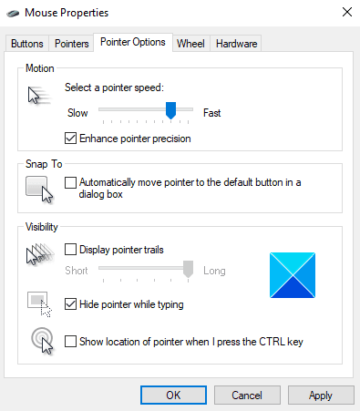 Windows 10에서 터치패드 감도를 변경하는 방법