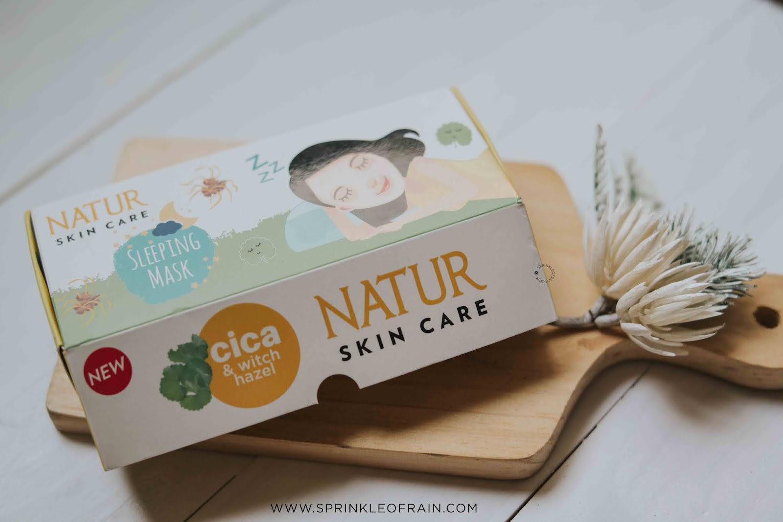 [REVIEW] Natur Sleeping Mask Cica & Witch Hazel untuk Kulit Bruntusan