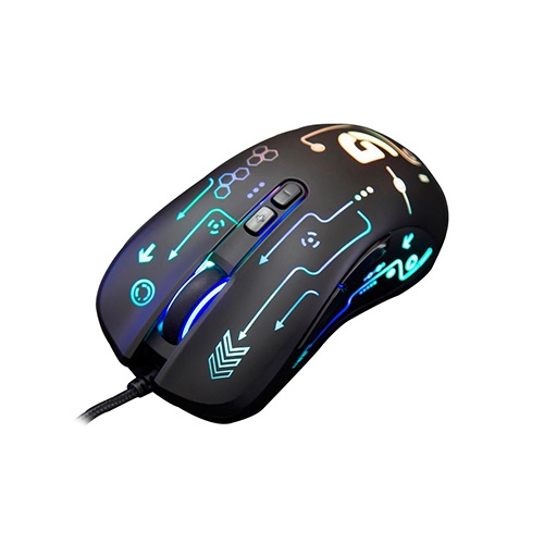 Chuột Fuhlen G90s 3500 DPI USB Led RGB (Đen)